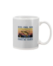 REEL COOL DAD CAUSE HE FISHES VINTAGE Mug tile