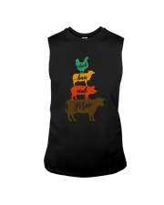 CLUCK BAA OINK MOO FARM ANIMALS Sleeveless Tee thumbnail