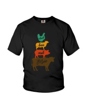 CLUCK BAA OINK MOO FARM ANIMALS Youth T-Shirt thumbnail