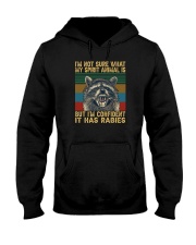 I'M NOT SURE WHAT MY SPIRIT ANIMAL Hooded Sweatshirt thumbnail