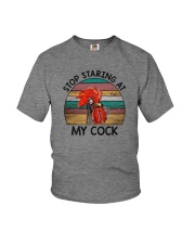 STOP STARING AT MY COCK Youth T-Shirt tile
