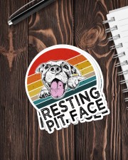 RESTING PIT FACE Sticker - 4 pack (Vertical) aos-sticker-4-pack-vertical-lifestyle-front-05