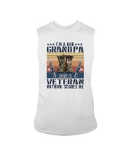 I'M A DAD GRANDPA AND A VETERAN Sleeveless Tee tile