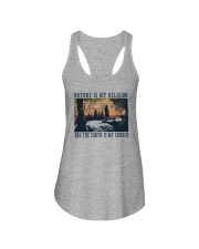 NATURE IS MY RELIGION AND THE EARTH IS MY CHURCH Ladies Flowy Tank tile