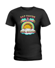 EAT TACOS HAIL SATAN Ladies T-Shirt tile