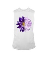 I Am The Storm Purple Anemone Flower Sleeveless Tee thumbnail