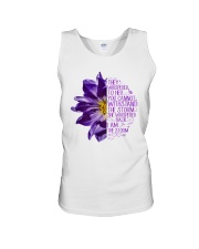 I Am The Storm Purple Anemone Flower Unisex Tank thumbnail