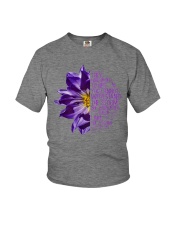 I Am The Storm Purple Anemone Flower Youth T-Shirt thumbnail