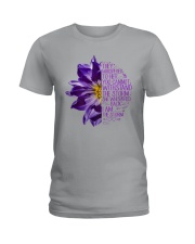 I Am The Storm Purple Anemone Flower Ladies T-Shirt thumbnail