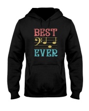 BEST MUSIC NOTES DAD EVER Hooded Sweatshirt tile