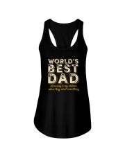 WORLD'S BEST DAD Ladies Flowy Tank thumbnail