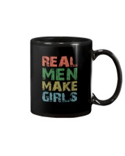 REAL MEN MAKE GIRLS Mug tile
