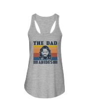 THE DAD ABIDES Ladies Flowy Tank tile