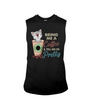 BRING ME COFFEE CAT Sleeveless Tee thumbnail