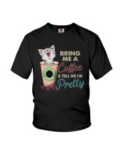 BRING ME COFFEE CAT Youth T-Shirt thumbnail