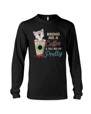 BRING ME COFFEE CAT Long Sleeve Tee thumbnail