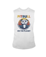 PITBULL OFFICIAL DOG OF THE COOLEST PEOPLE Sleeveless Tee tile