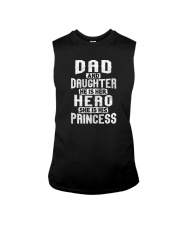 DAD AND DAUGHTER HERO AND PRINCESS Sleeveless Tee tile
