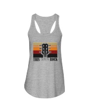 THIS DAD ROCK GUITAR Ladies Flowy Tank tile