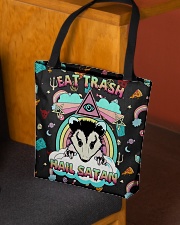 EAT TRASH HAIL SATAN All-over Tote aos-all-over-tote-lifestyle-front-02