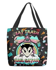 EAT TRASH HAIL SATAN All-over Tote front
