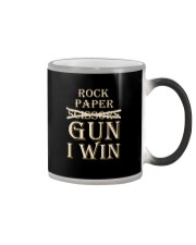 ROCK PAPER GUN I WIN Color Changing Mug thumbnail