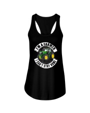 I'M A FARMER I CAN'T SSTAY HOME Ladies Flowy Tank thumbnail