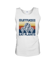 LETTUCE EAT PLANTS Unisex Tank tile