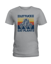LETTUCE EAT PLANTS Ladies T-Shirt tile