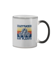 LETTUCE EAT PLANTS Color Changing Mug tile
