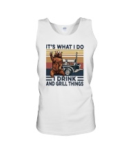 IT'S WHAT I DO I DRINK AND GRILL THINGS Unisex Tank thumbnail