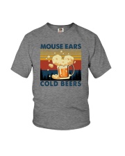 MOUSE EARS COLD BEERS Youth T-Shirt tile