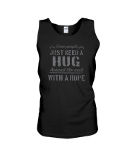 SOME PEOPLE JUST NEED A HUG AROUND THE NECK Unisex Tank tile