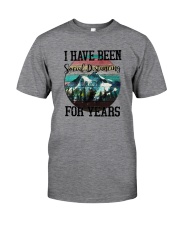 I HAVE BEEN SOCIAL DISTANCING FOR YEARS HIKING Classic T-Shirt front
