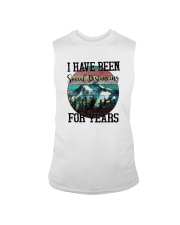 I HAVE BEEN SOCIAL DISTANCING FOR YEARS HIKING Sleeveless Tee thumbnail