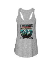 I HAVE BEEN SOCIAL DISTANCING FOR YEARS HIKING Ladies Flowy Tank thumbnail