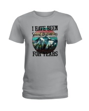I HAVE BEEN SOCIAL DISTANCING FOR YEARS HIKING Ladies T-Shirt thumbnail