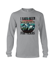 I HAVE BEEN SOCIAL DISTANCING FOR YEARS HIKING Long Sleeve Tee thumbnail