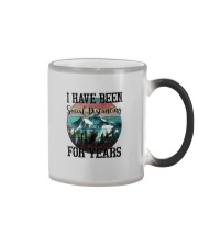 I HAVE BEEN SOCIAL DISTANCING FOR YEARS HIKING Color Changing Mug thumbnail