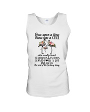 A GIRL LOVED FLAMINGOS AND TATTOOS Unisex Tank thumbnail