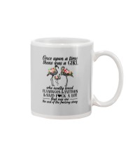 A GIRL LOVED FLAMINGOS AND TATTOOS Mug thumbnail