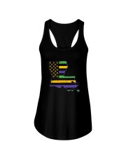 MARDI GRAS FLAG Ladies Flowy Tank thumbnail