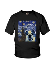 VAN GOGH BULLDOG Youth T-Shirt thumbnail