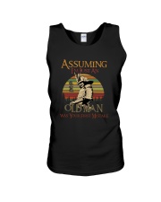 ASSUMING I'M UST AN OLD MAN SAMURAI Unisex Tank thumbnail