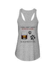 whiskey dog Ladies Flowy Tank thumbnail
