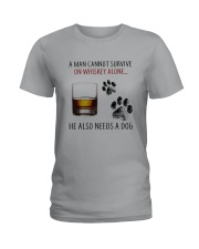 whiskey dog Ladies T-Shirt thumbnail