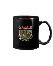 A SLOTH DOES MORE WORK THAN MY PANCREAS Mug thumbnail