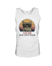 CAT DAD THE LEGEND Unisex Tank tile