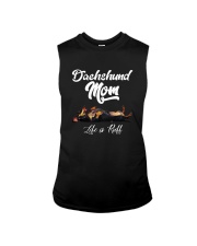DACHSHUND MOM LIFE IS RUFF Sleeveless Tee thumbnail