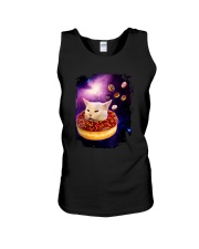 CAT MEME DONUT IN SPACE Unisex Tank thumbnail